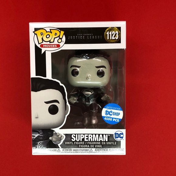 Funko Pop! #1123 Zack Snyder’s Justice League Metallic Superman LE 4500 - Picture 1 of 6